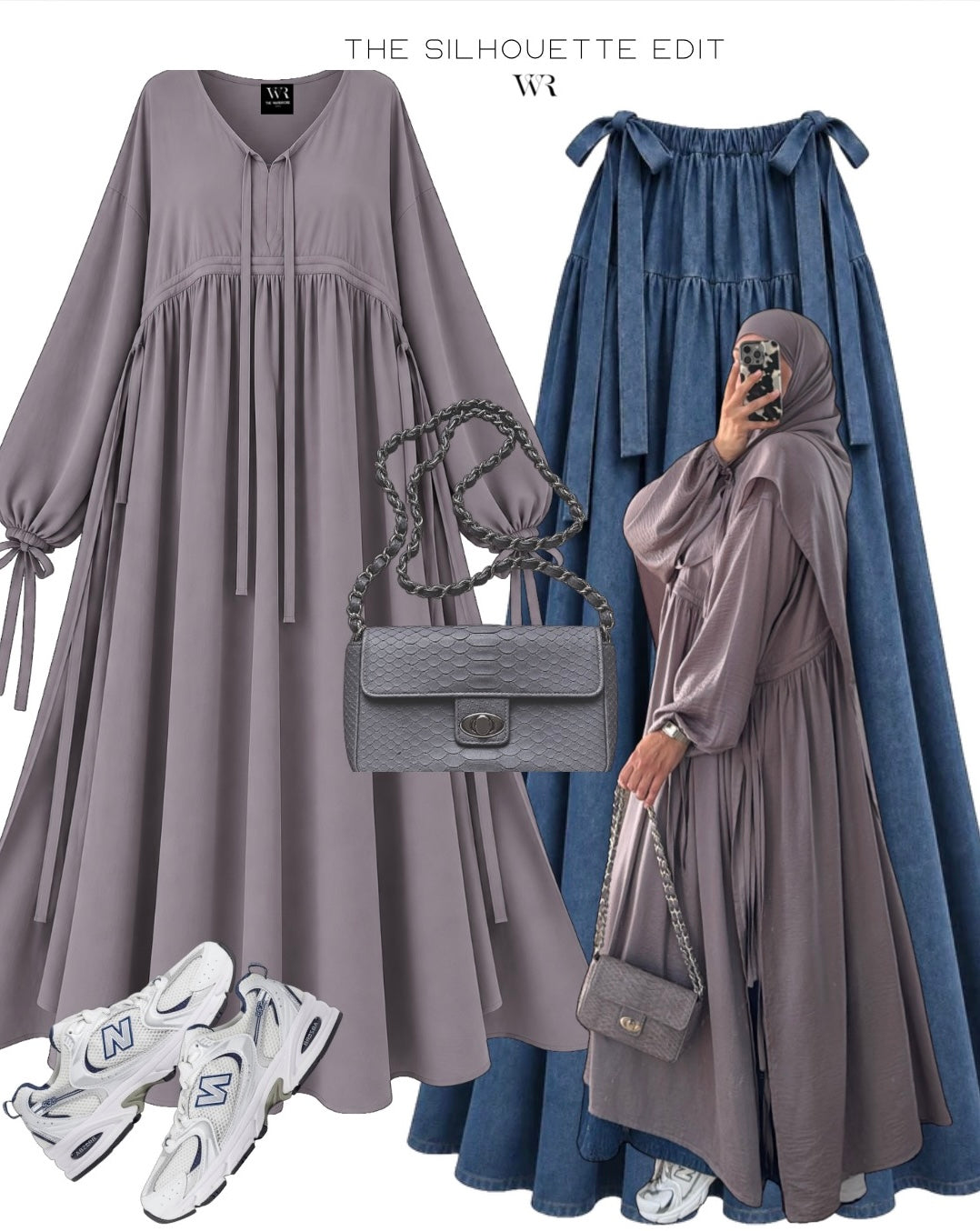THE FÜRSTIN SKIRT | Denim Edition — Jupe ajustable, évasée en denim souple