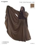THE BOYARINA SKIRT — Jupe à ampleur exceptionnelle en soie martelée
