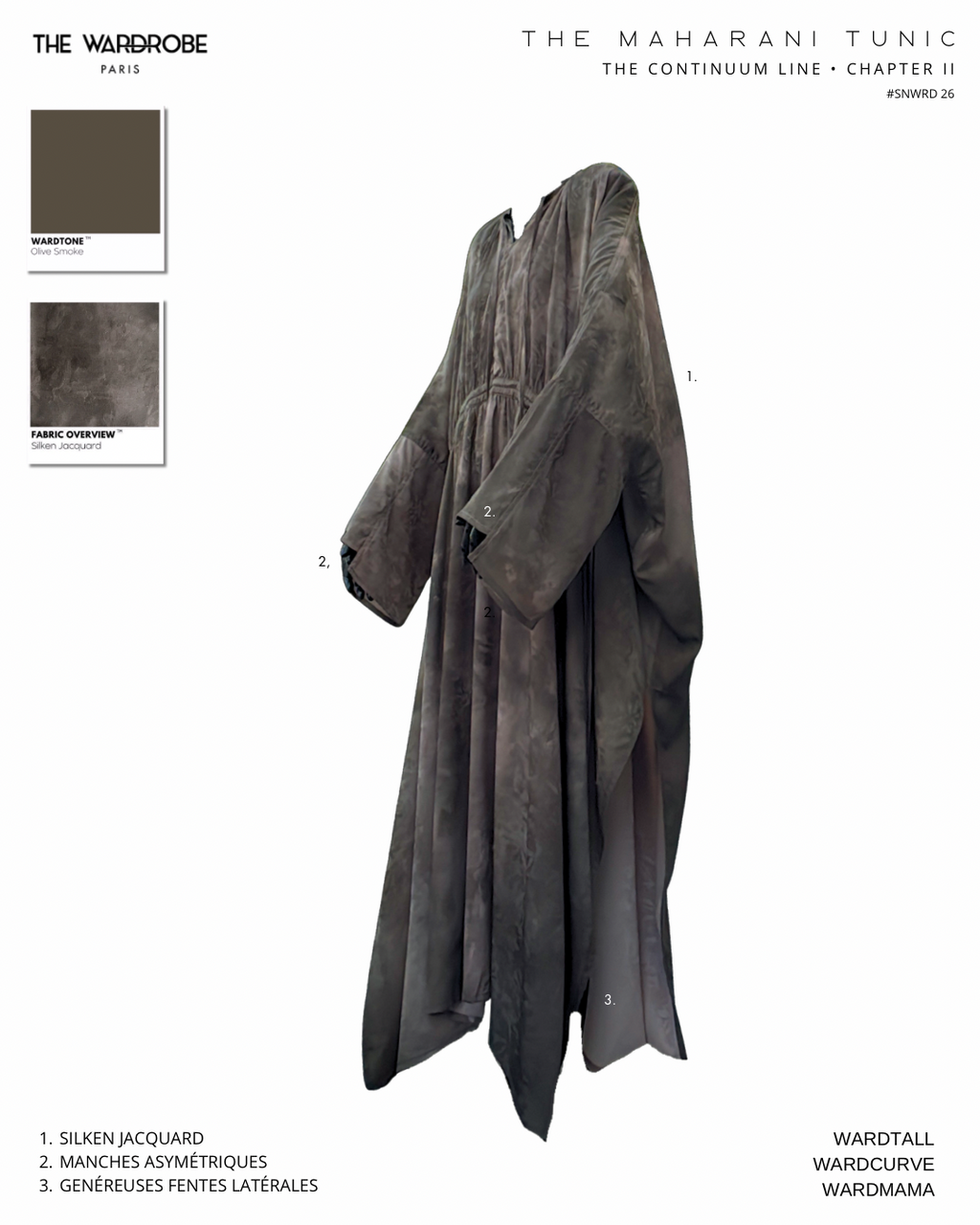 THE MAHARANI TUNIC — Tunique à envergure modulable