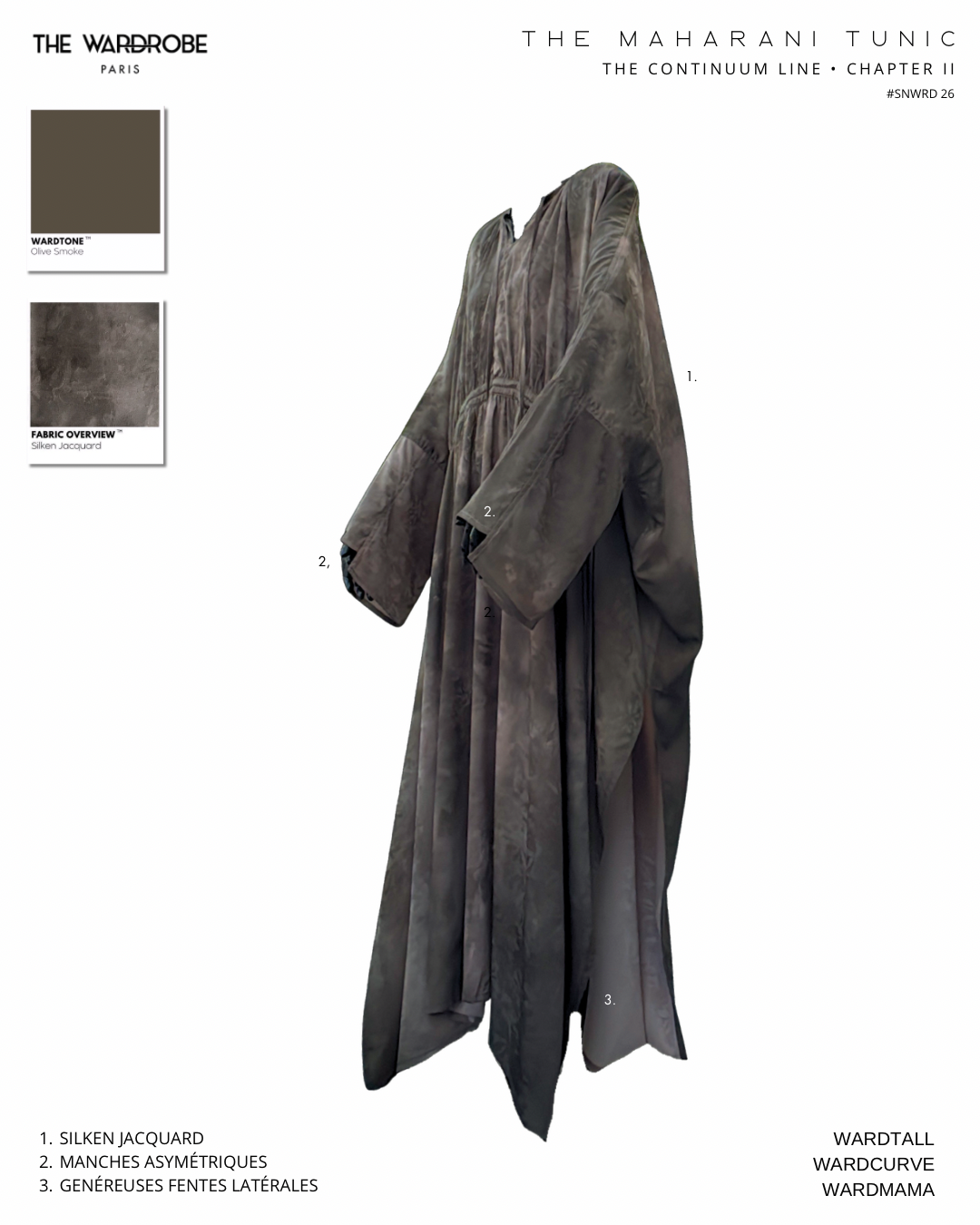 THE MAHARANI TUNIC — Tunique à envergure modulable