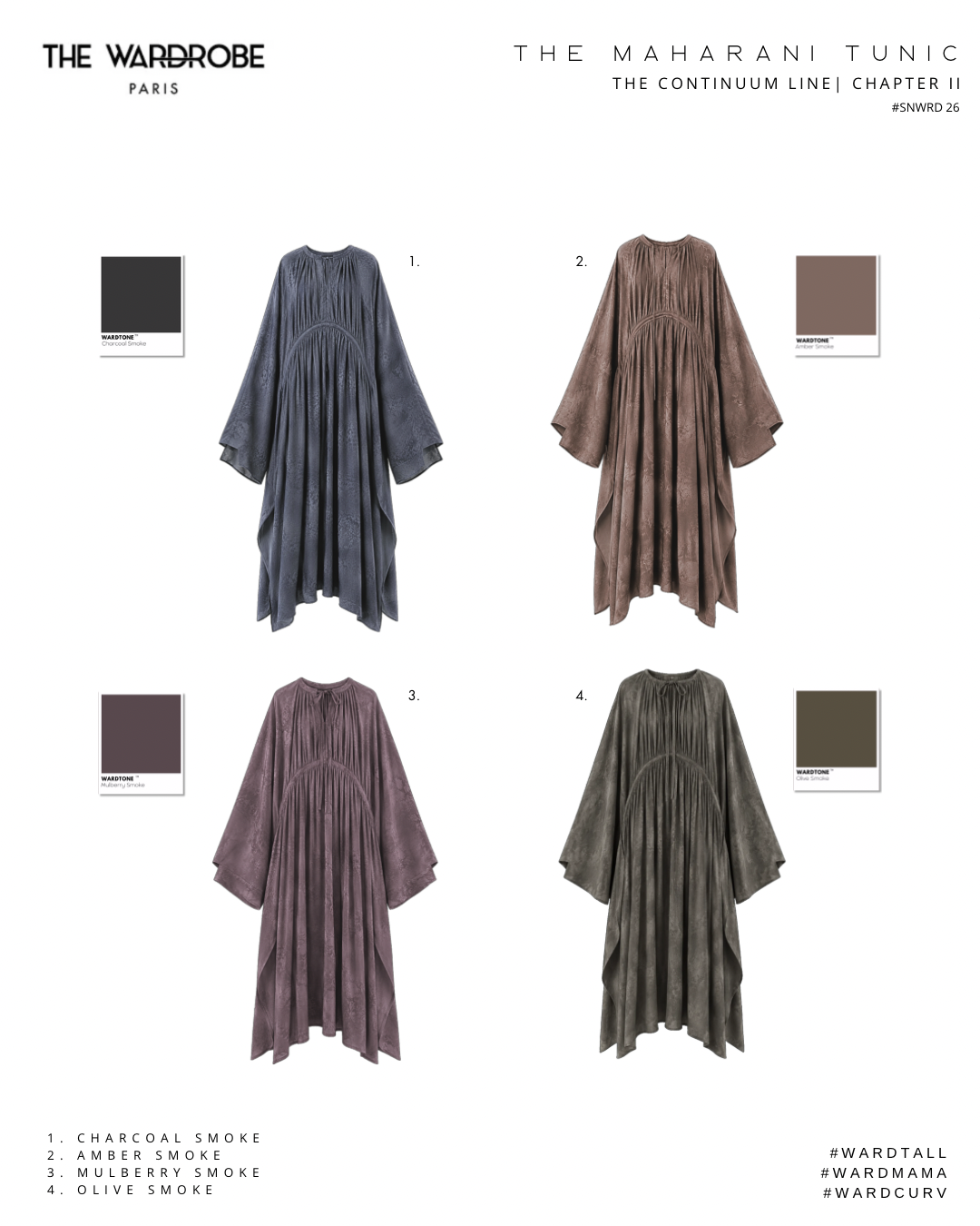 THE MAHARANI TUNIC — Tunique à envergure modulable
