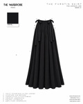 THE FÜRSTIN SKIRT — Jupe sport-chic froncée et aérienne