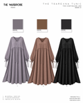 THE TSAREVNA TUNIC — Tunique longue ajustable en soie martelée